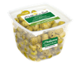 Olives vertes dénoyautées à l'Italienne