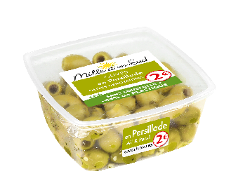 Olives vertes en Persillade