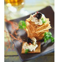 Crackers au Caviar d'Aubergines